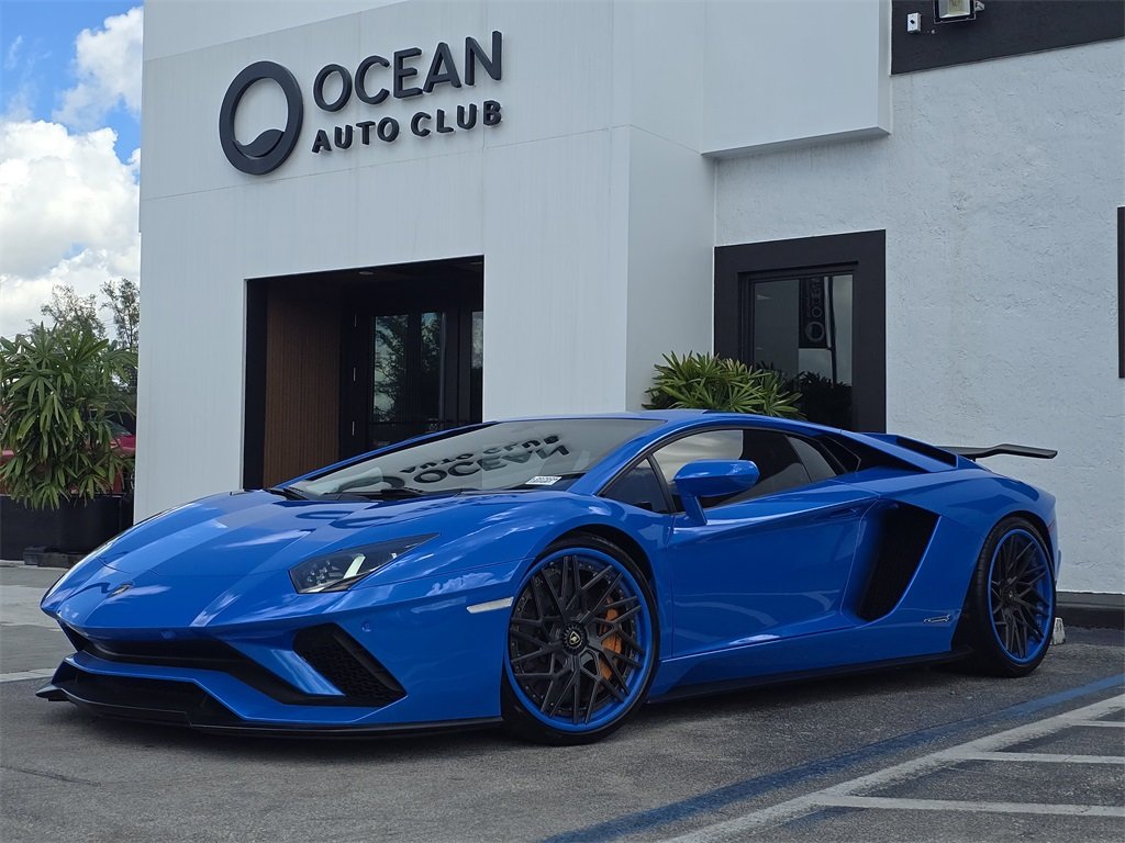 Pre-Owned 2018 Lamborghini Aventador S Base 2D Coupe in Miami