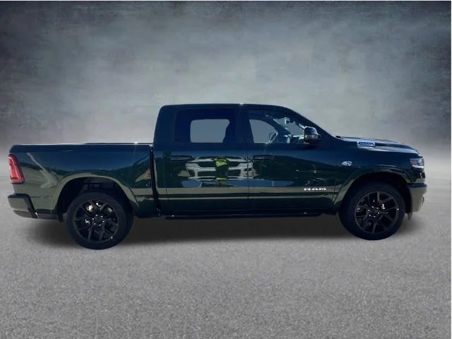 New 2026 Serrano-Green Metallic Exterior Paint RAM Laramie image 9