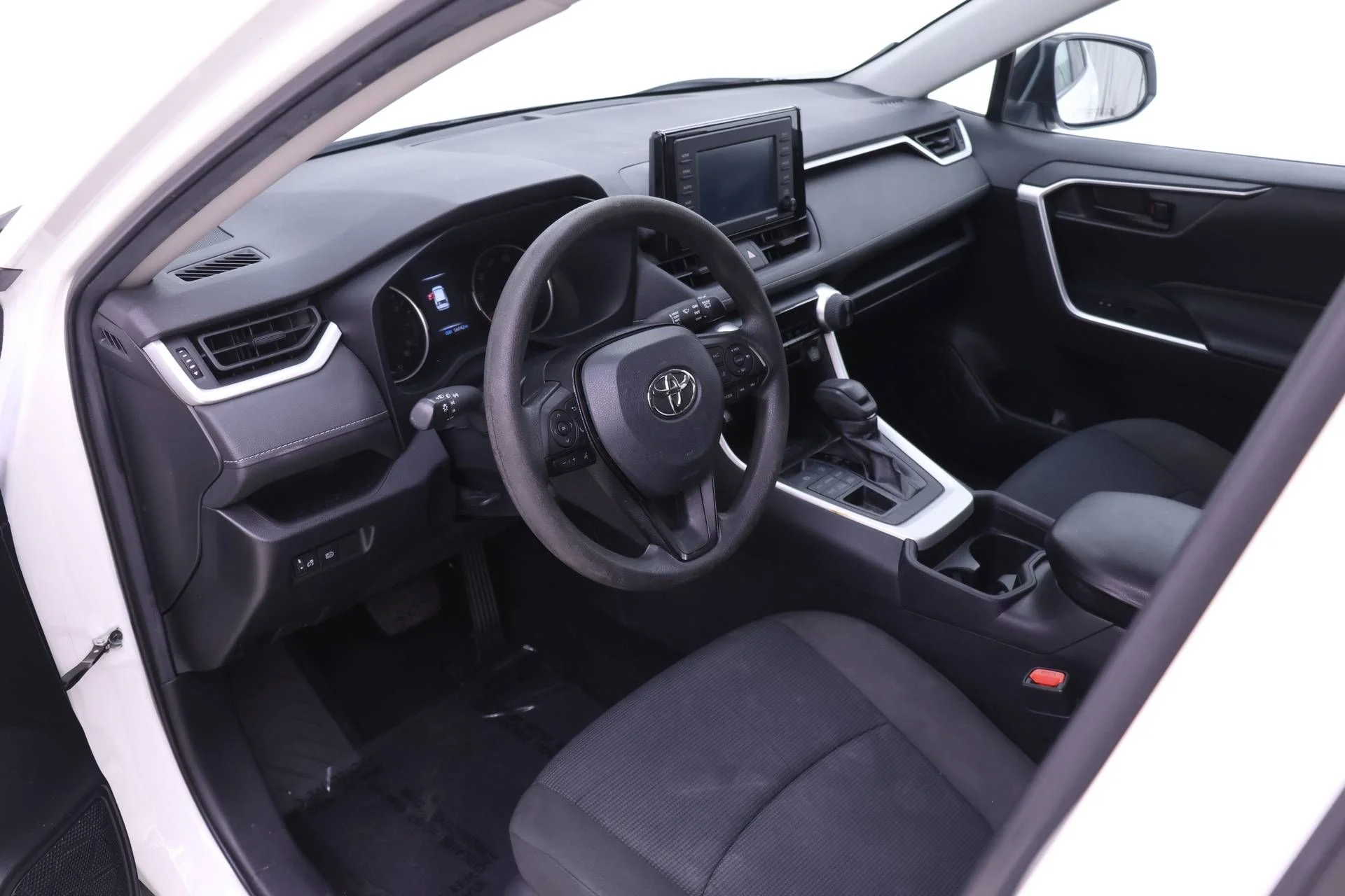 Used 2021 Super White Toyota LE image 3