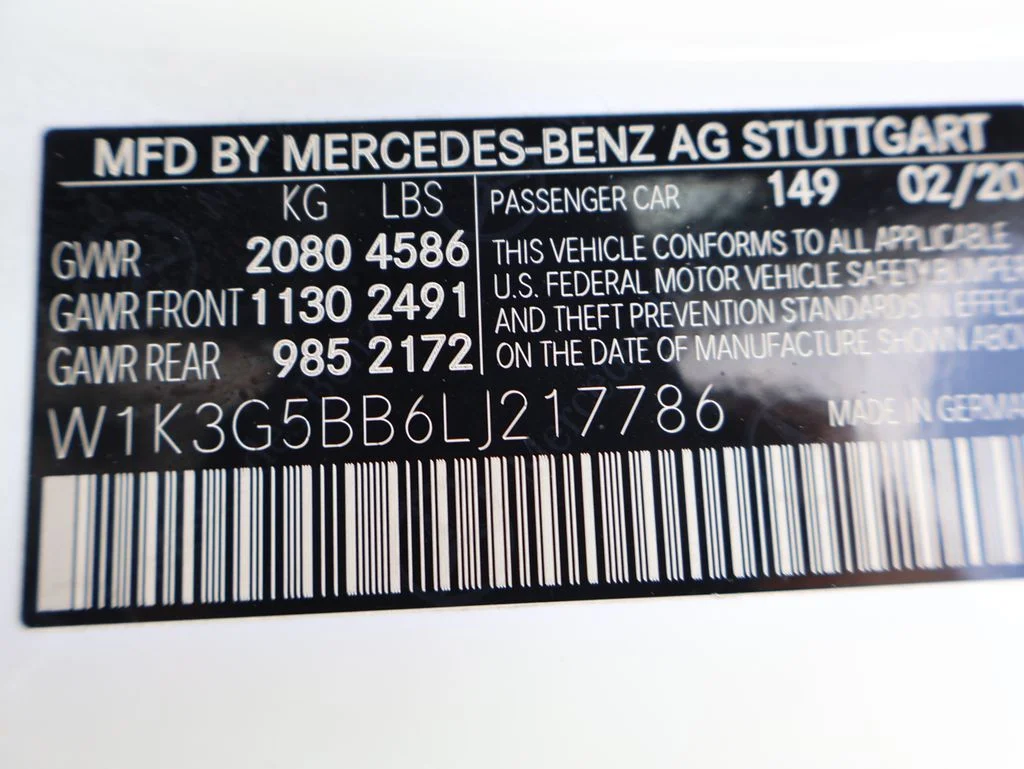 Used 2020 Polar White Mercedes-Benz Base image 44