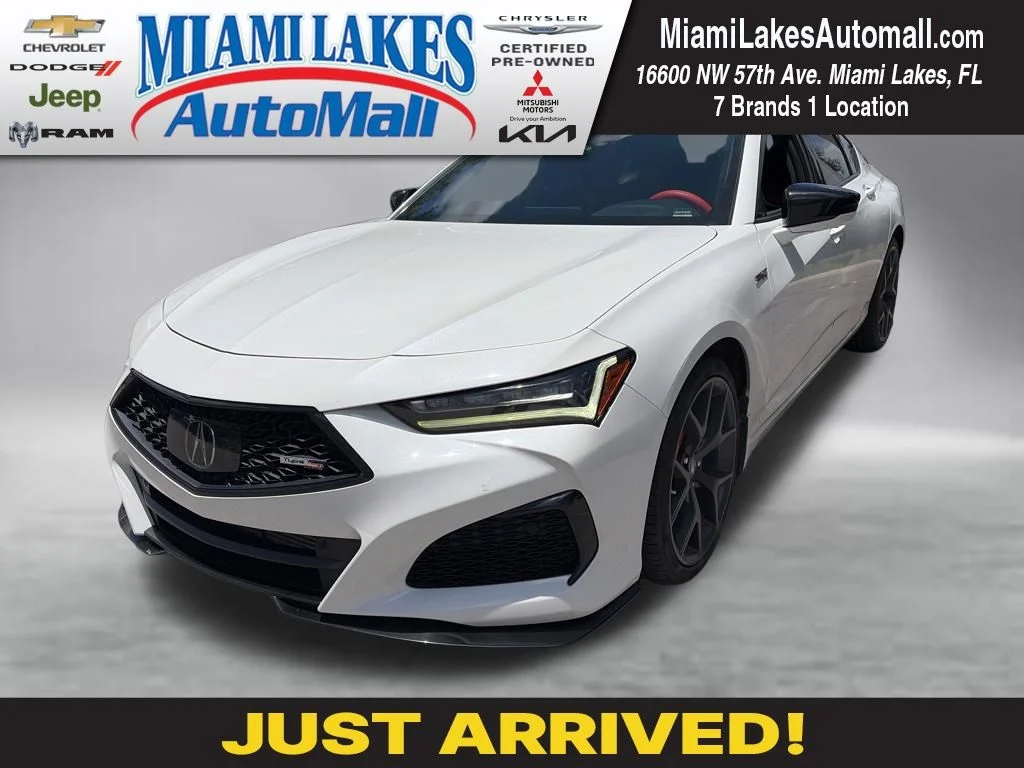Used 2023 Platinum White Acura Type S image 1