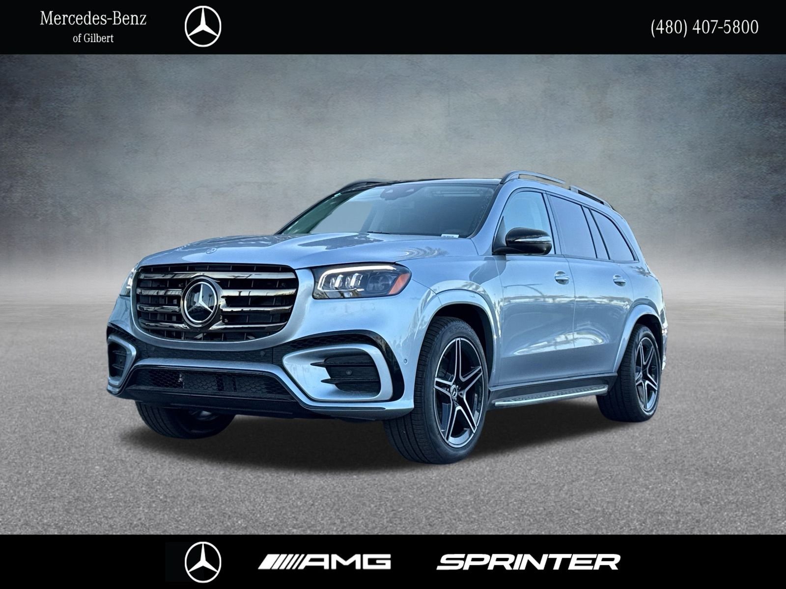 New 2026 Cirrus Silver Metallic Mercedes-Benz GLS 450 image 1