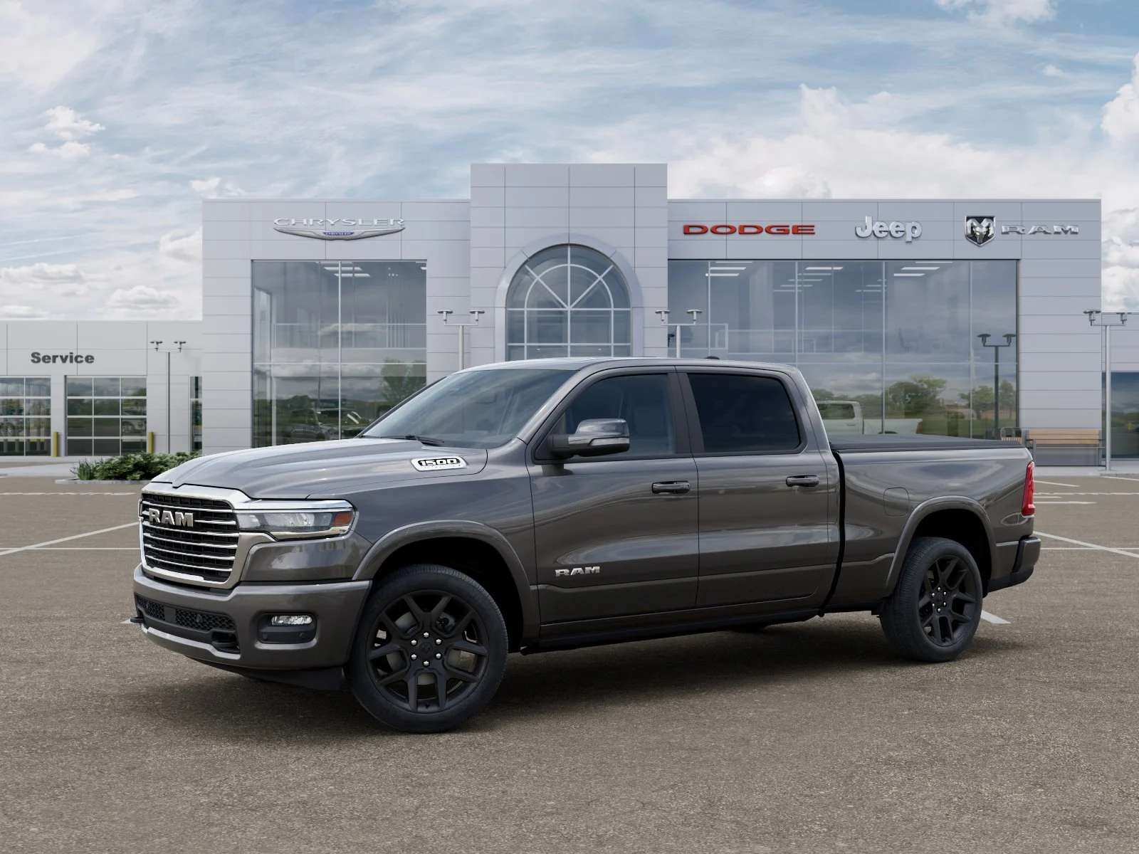 New 2026 Granite Crystal Metallic Clear-Coat Exterior Paint RAM Laramie image 28