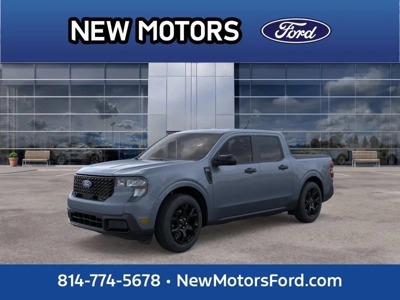 New 2026 Azure Gray Metallic Tri-Coat Ford XLT image 1