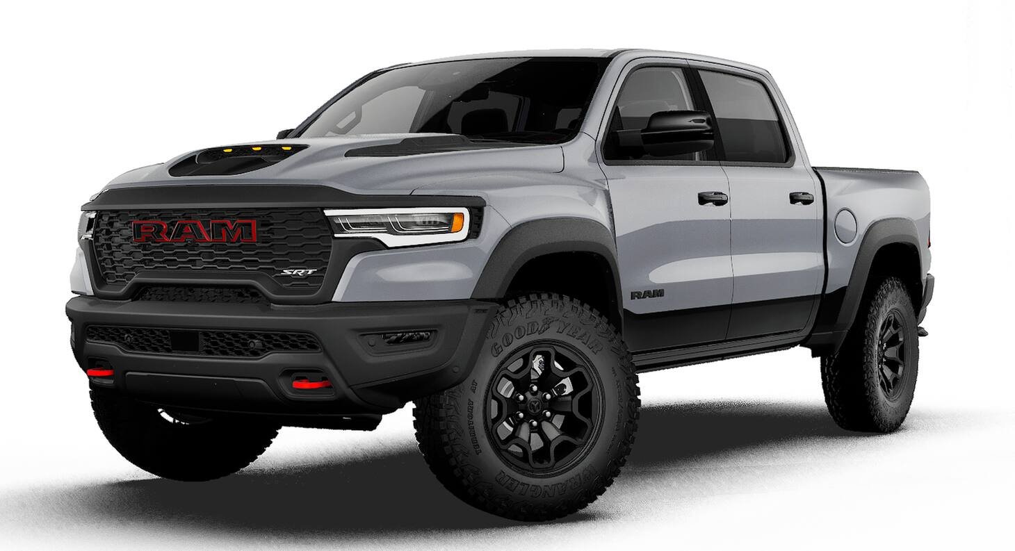 New 2027 Silver Zynith Exterior Paint RAM TRX image 1