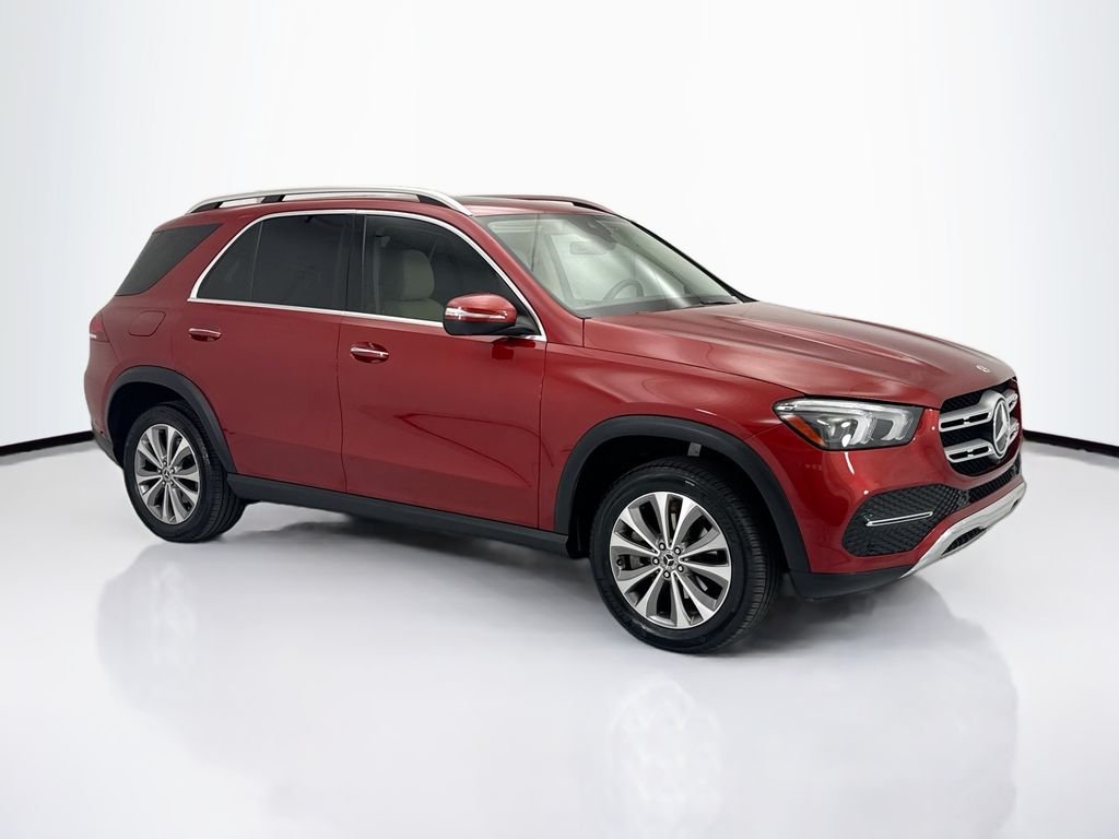 Certified Used 2021 designo Cardinal Red Metallic Mercedes-Benz GLE 350 image 3