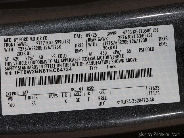 New 2026 Carbonized Gray Metallic Ford F-250® XLT image 32
