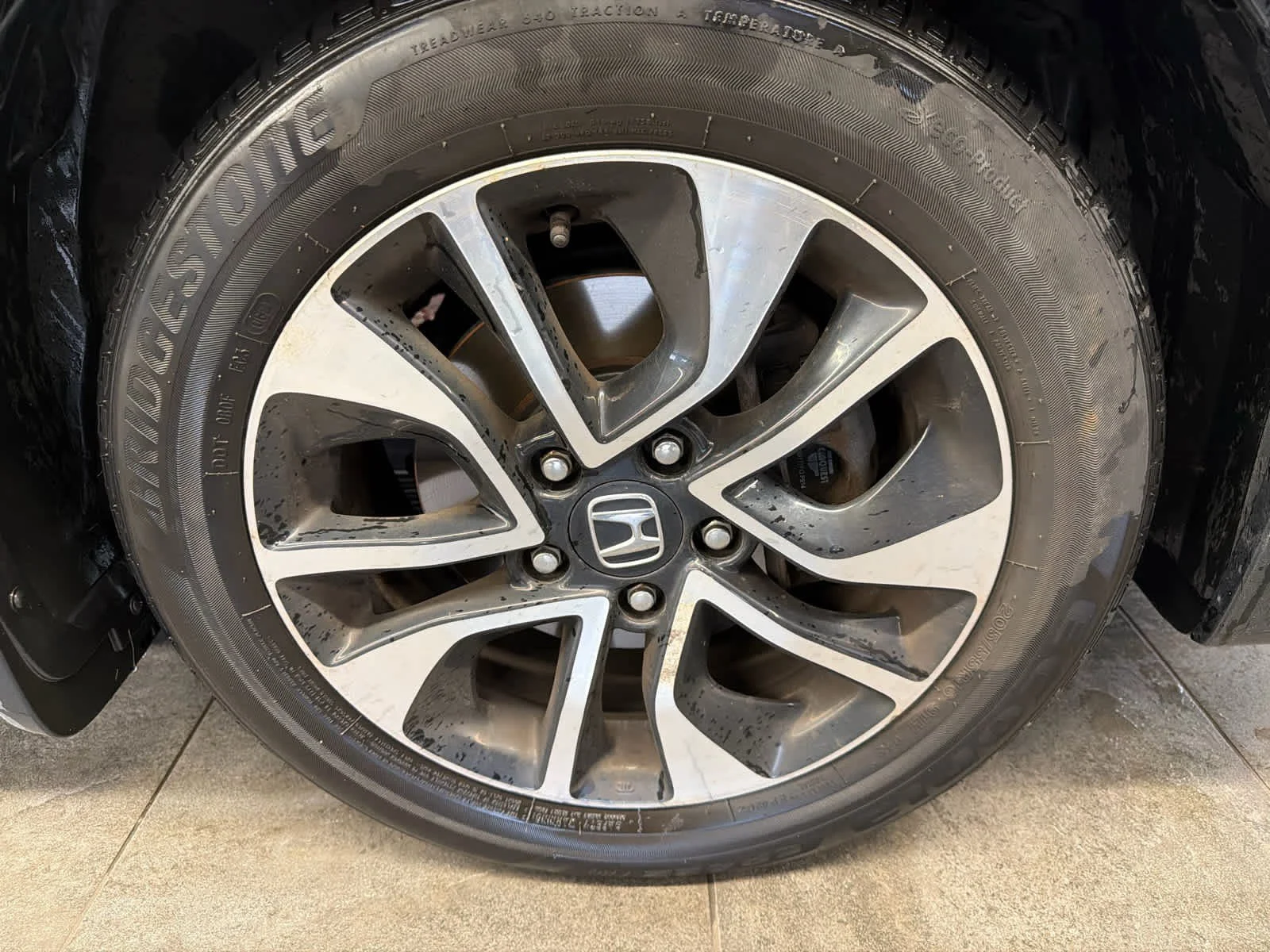 Used 2015 Crystal Black Pearl Honda EX image 4