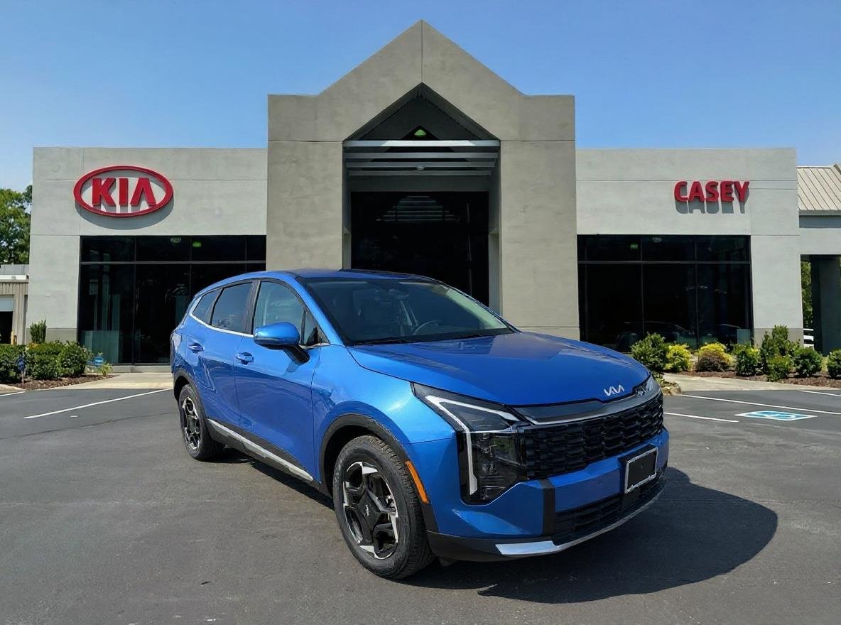 New 2026 Nebular Blue Kia EX image 1