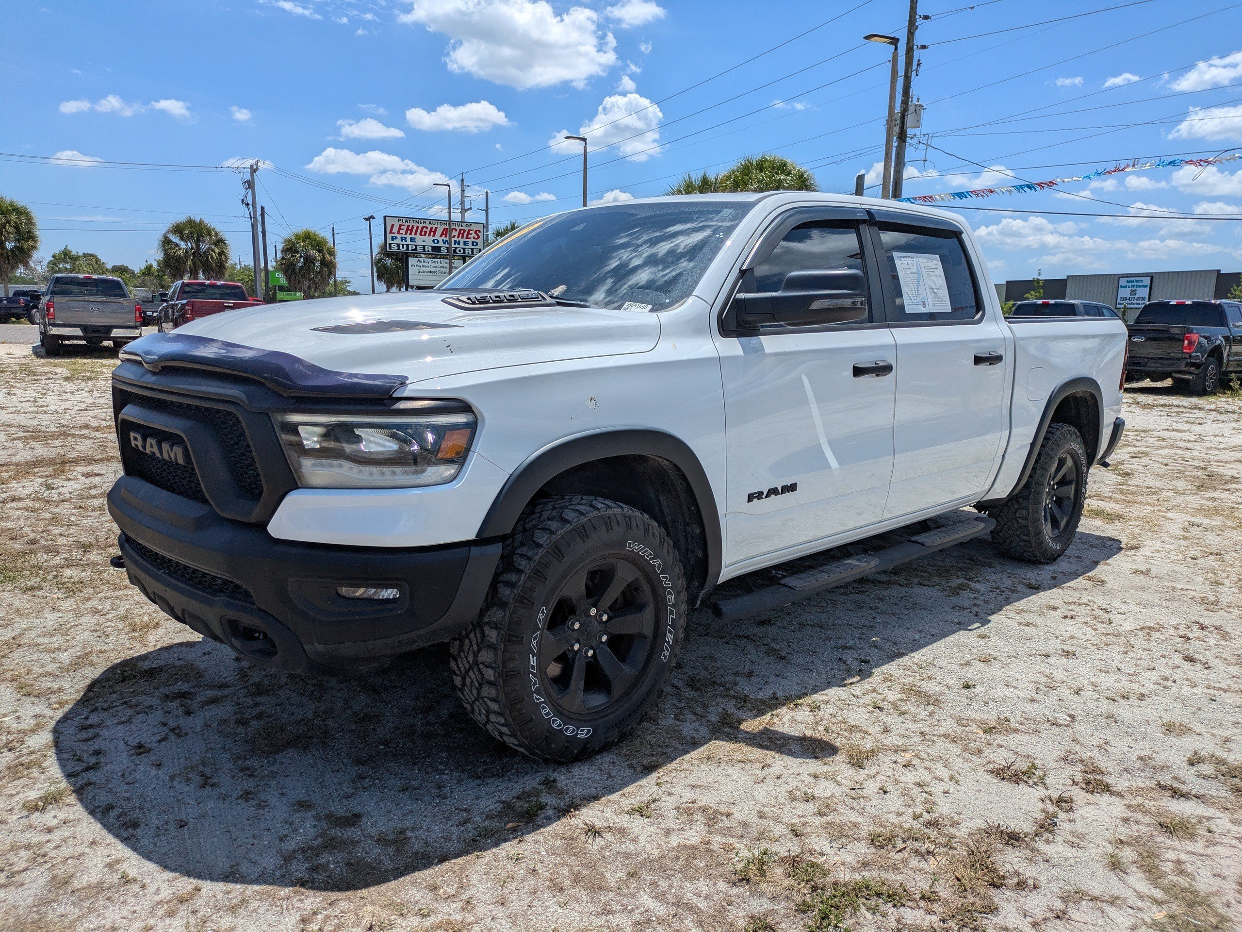 Used 2023 Bright White Clearcoat Ram Rebel image 8