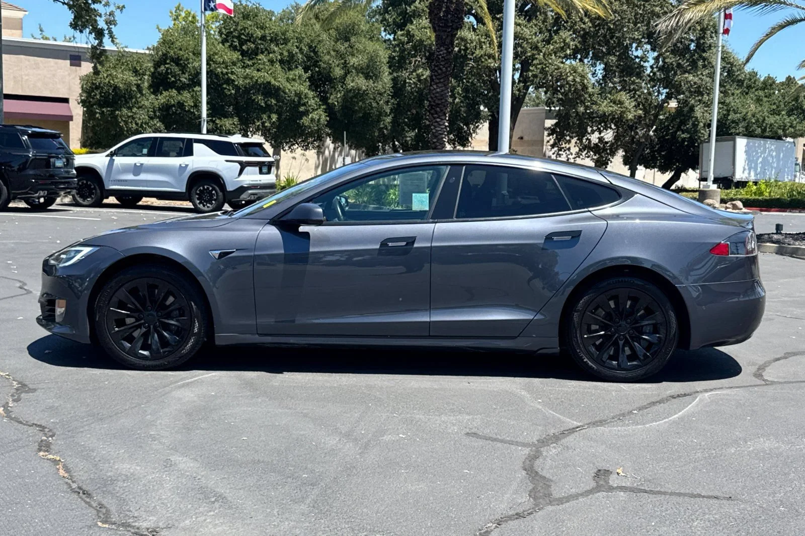 Used 2019 Gray Tesla 75D image 6