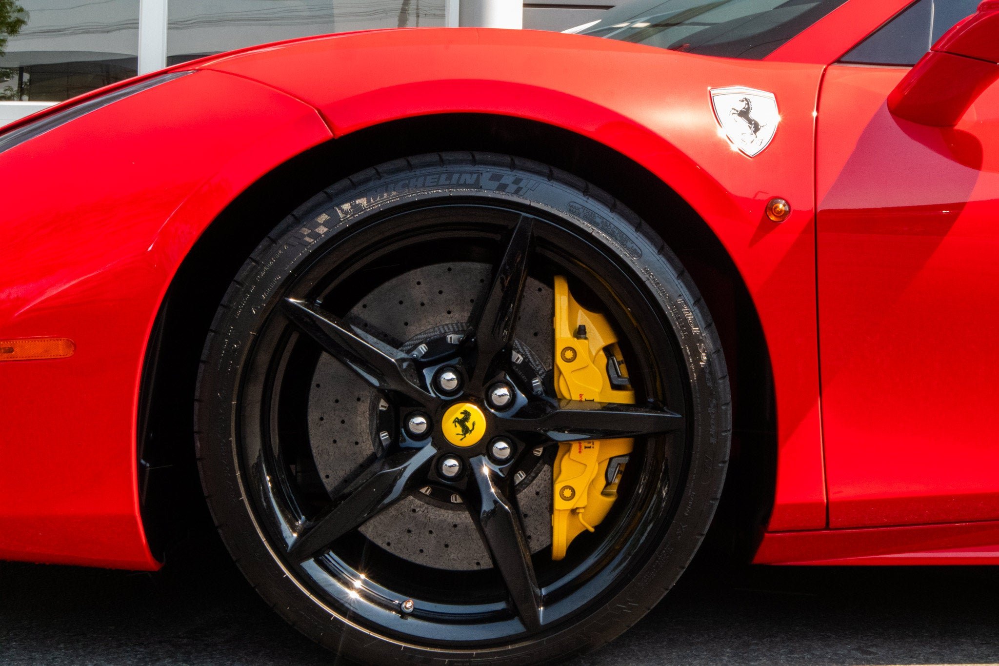 Used 2017 Rosso Corsa Ferrari Convertible image 11