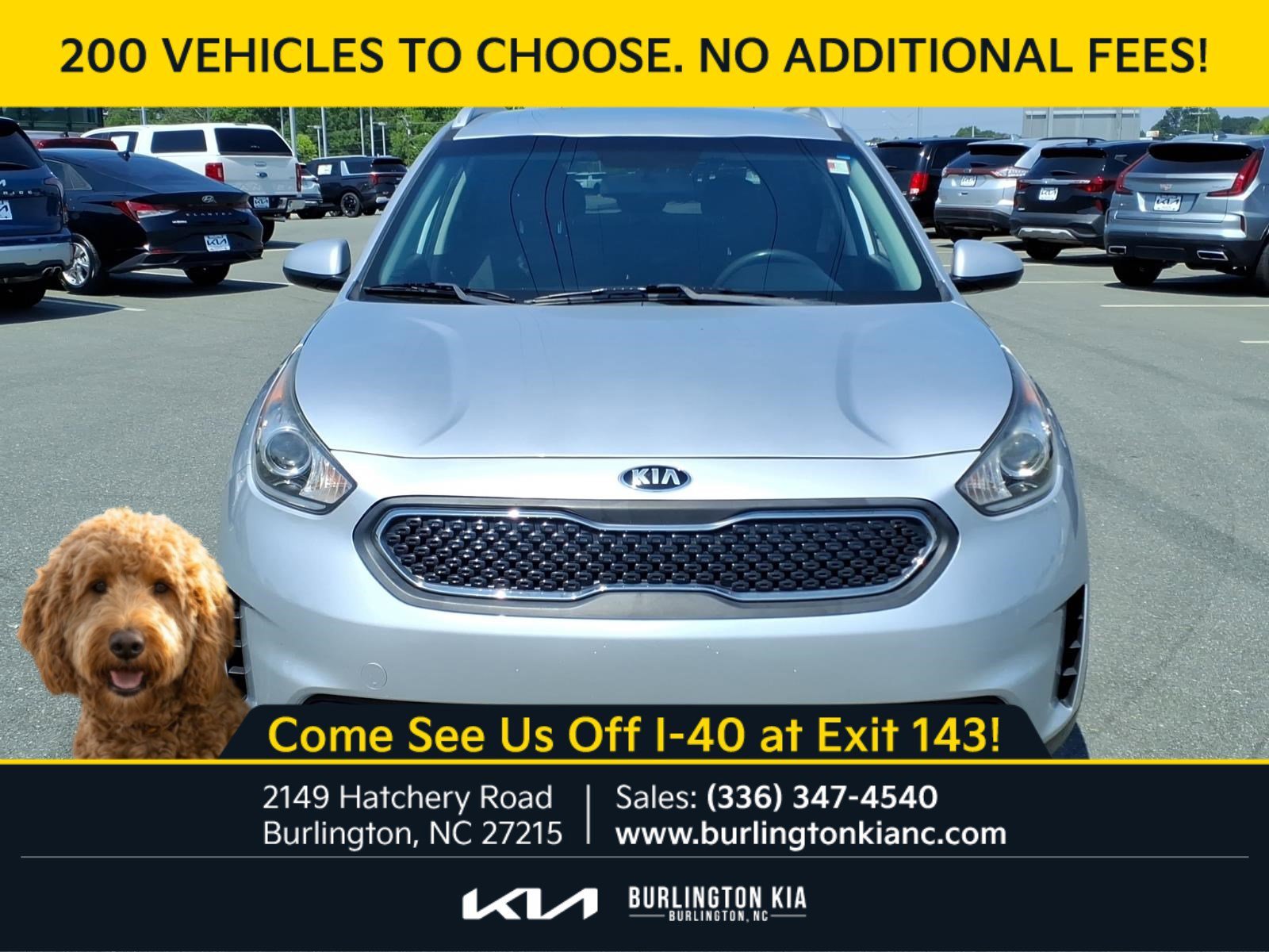 Used 2018 Kia Niro LX with VIN KNDCB3LC1J5170046 for sale in Burlington, NC