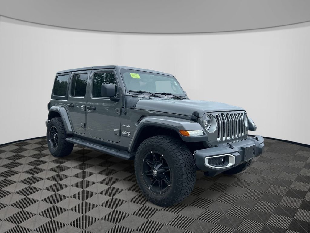 Used 2020 Gray Jeep Unlimited Sahara image 7