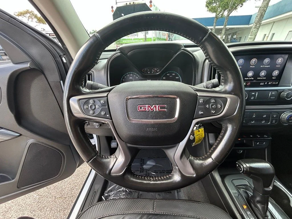 Used 2021 Summit White GMC AT4 w/Leather image 16