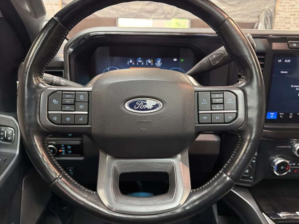 Used 2023 White Metallic / Camo Wrap Ford Lariat image 20