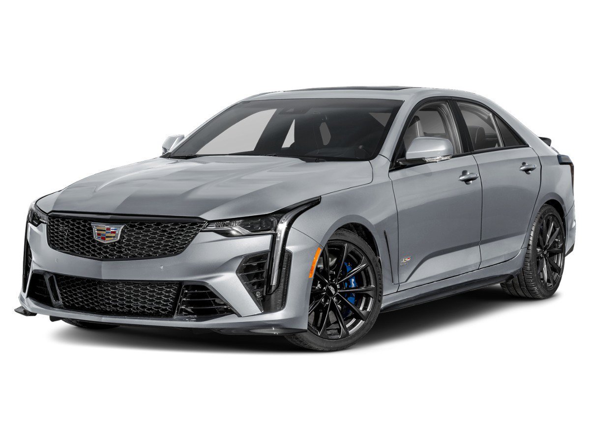 Deep Space Metallic 2026 Cadillac CT4-V Blackwing RWD Sedan Rear-Wheel Drive