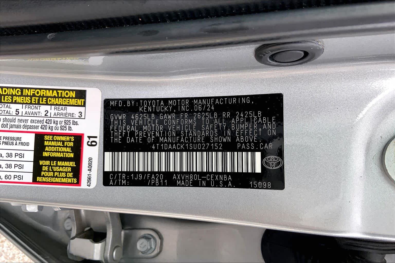 Used 2025 Celestial Silver Metallic Toyota LE image 36