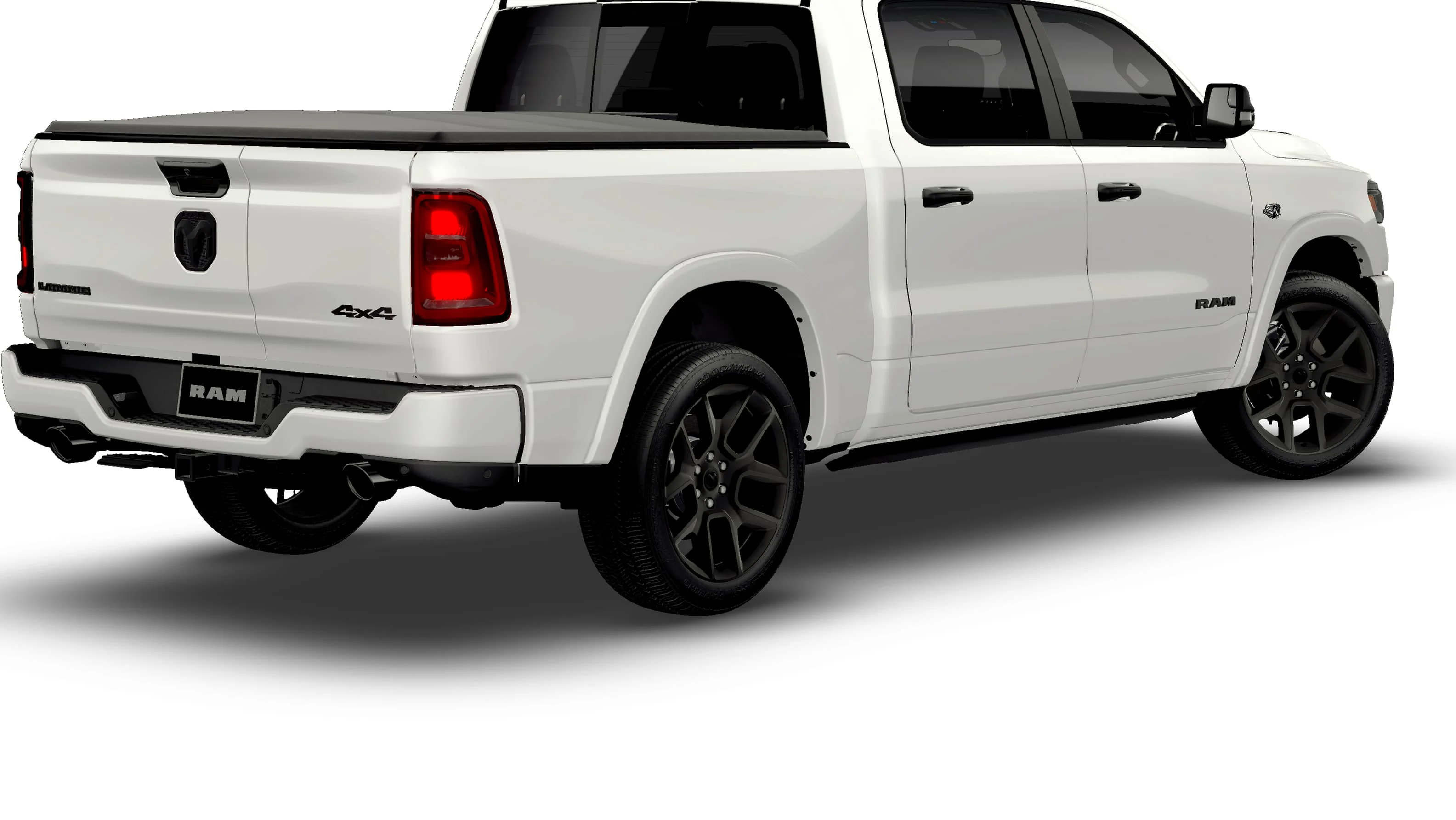 New 2026 Bright White Clear-Coat Exterior Paint RAM Laramie image 14