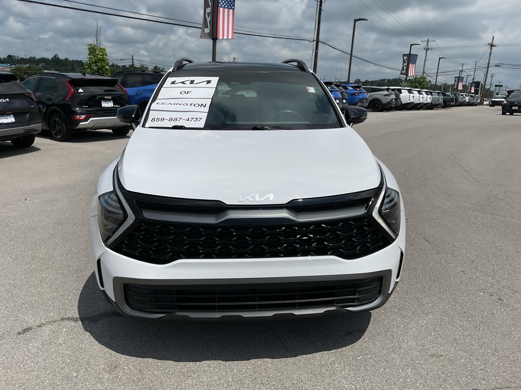 Used 2024 Glacial White Pearl Kia X-Line image 3