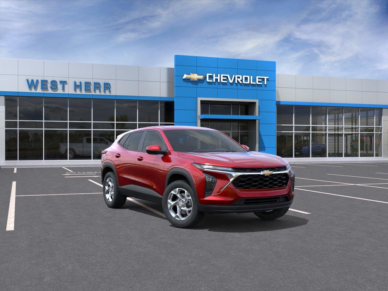 New 2026 Apex Red Chevrolet LS image 1