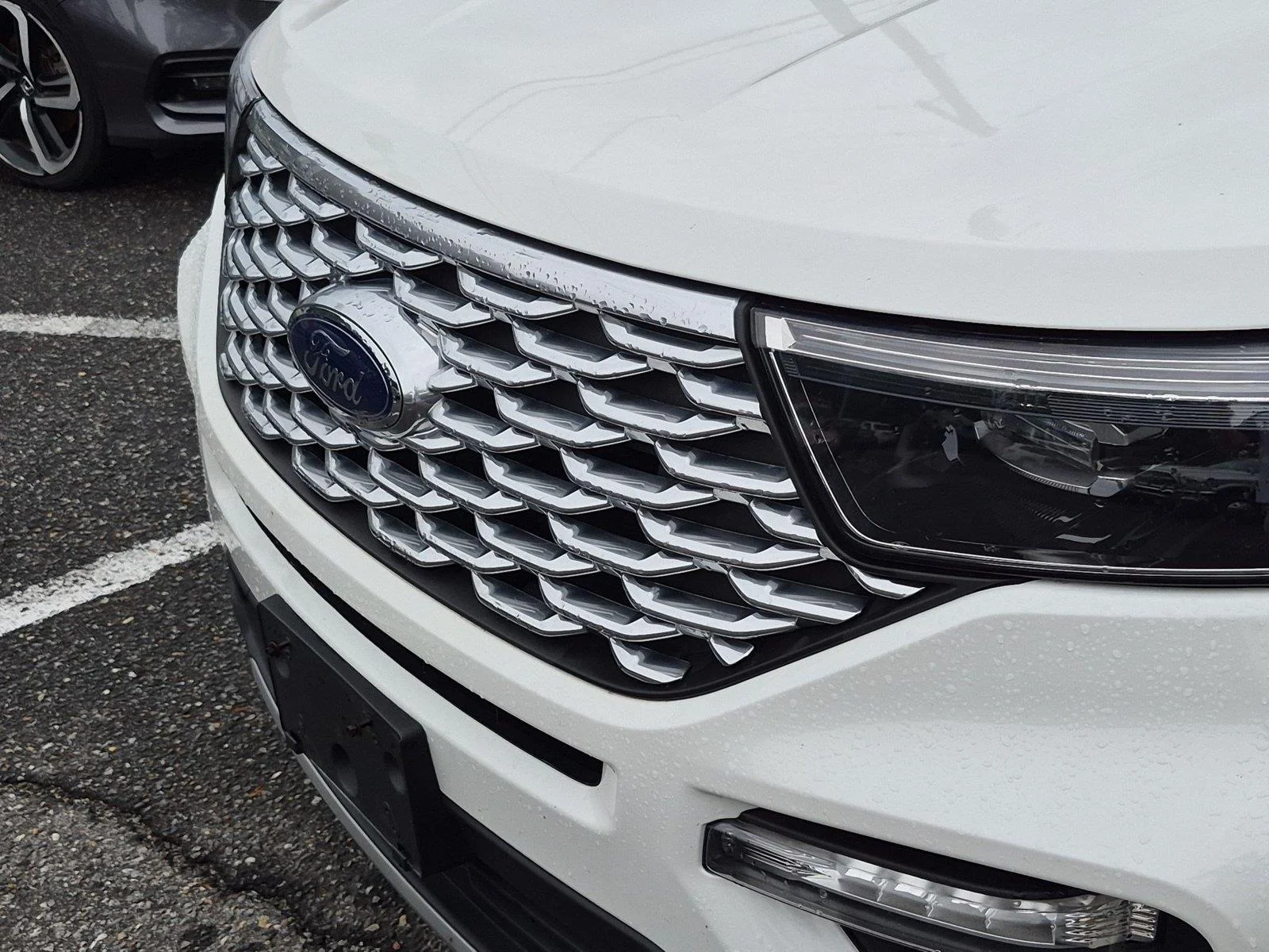 Used 2022 Star White Metallic Tri-Coat Ford Platinum image 14