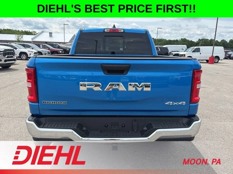 New 2026 Hydro Blue Pearl-Coat Exterior Paint RAM Big Horn/Lone Star image 4