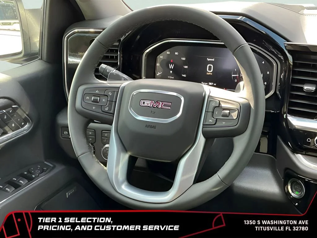 New 2026 Glacier White Tricoat GMC SLT image 42