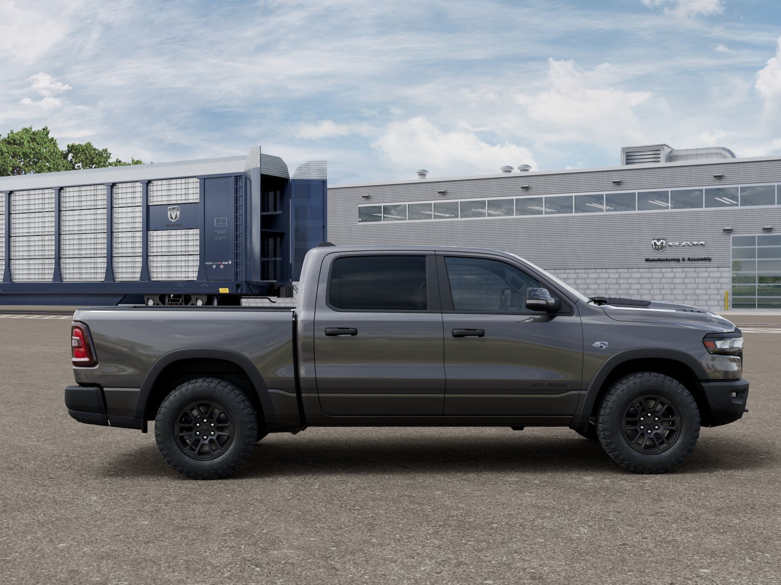 New 2026 Granite Crystal Metallic Clear-Coat Exterior Paint RAM Rebel image 12