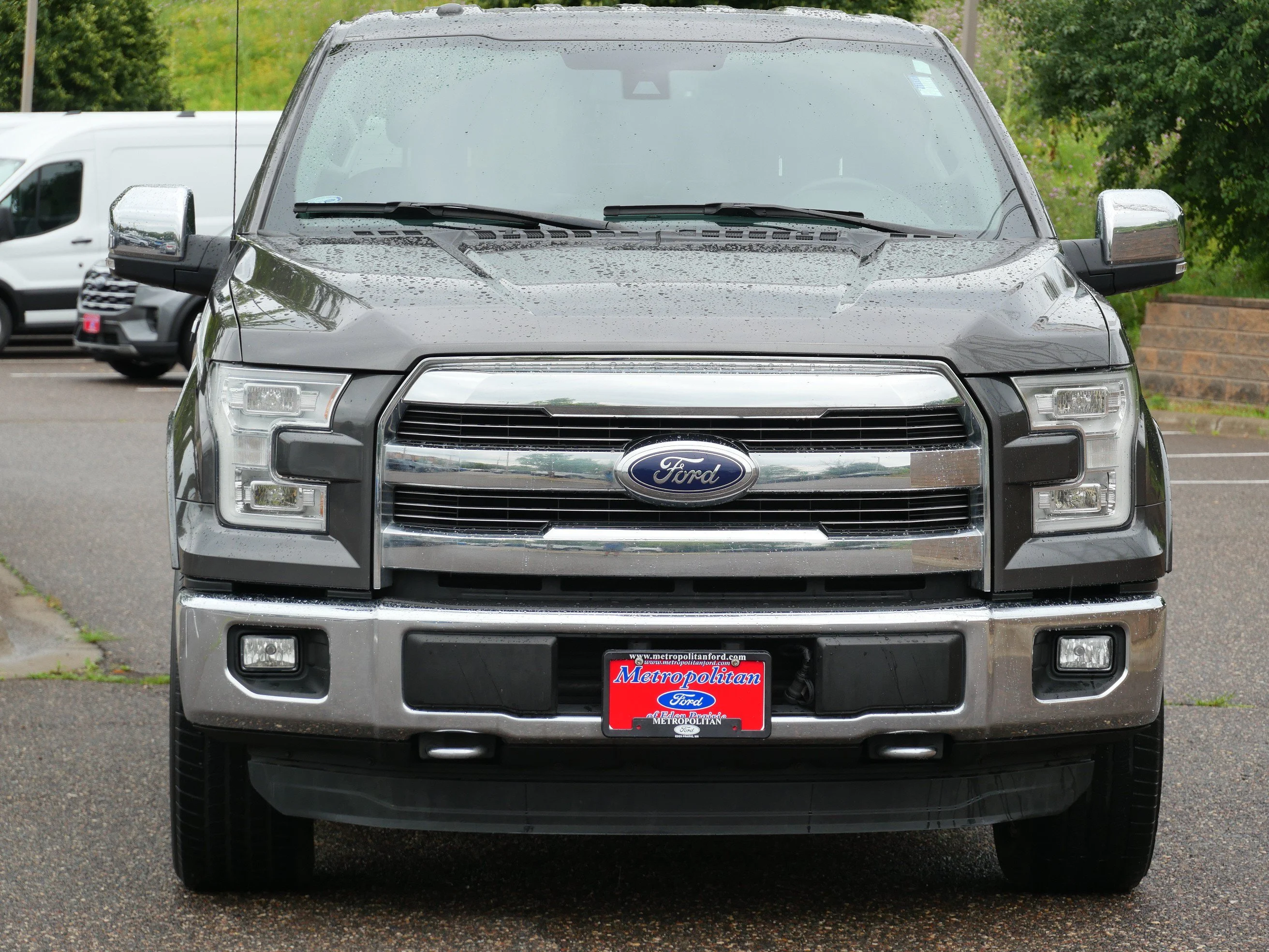 Used 2015 Magnetic Metallic Ford Lariat image 2