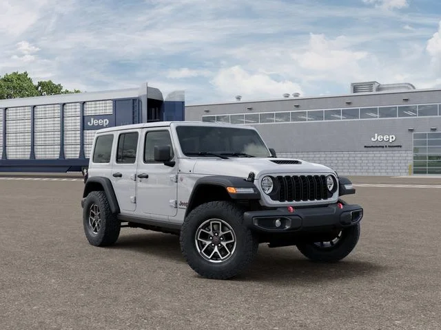 New 2026 Bright White Clear-Coat Exterior Paint Jeep Rubicon image 7