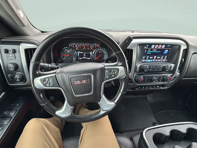 Used 2018 STONE BLUE METALLIC GMC SLT image 14
