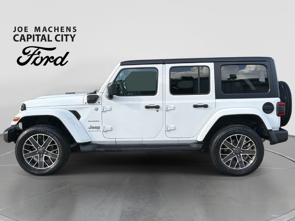 Used 2023 White Jeep Sahara 4xe image 8