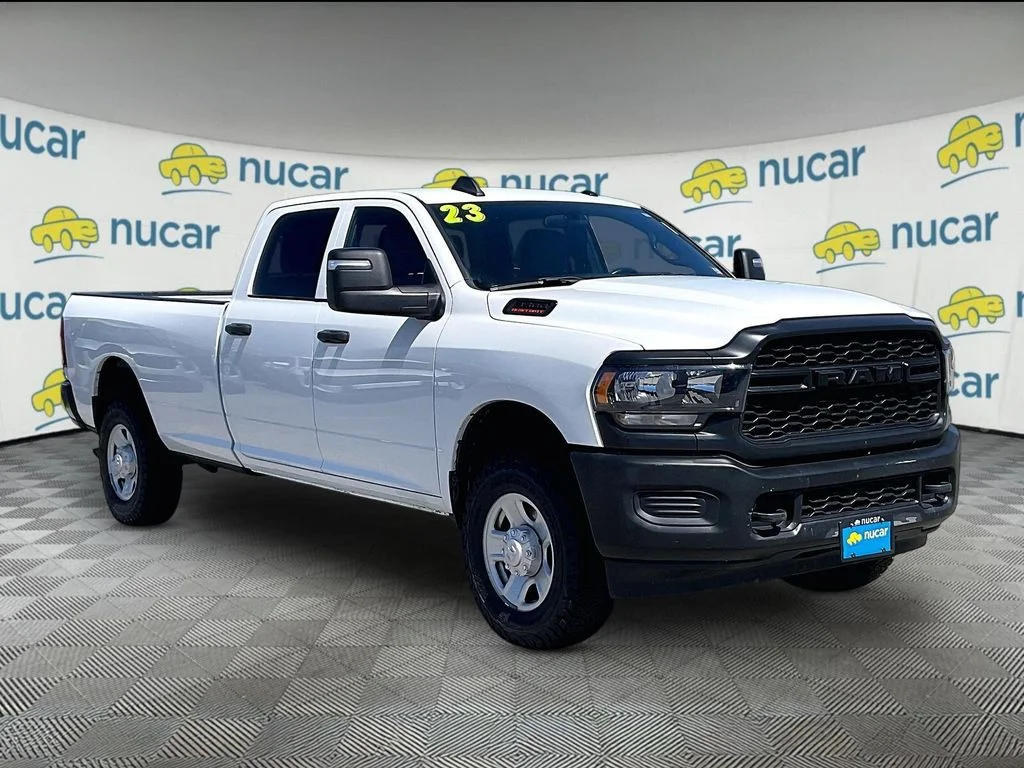 Used 2023 Bright White Clearcoat Ram Tradesman image 1