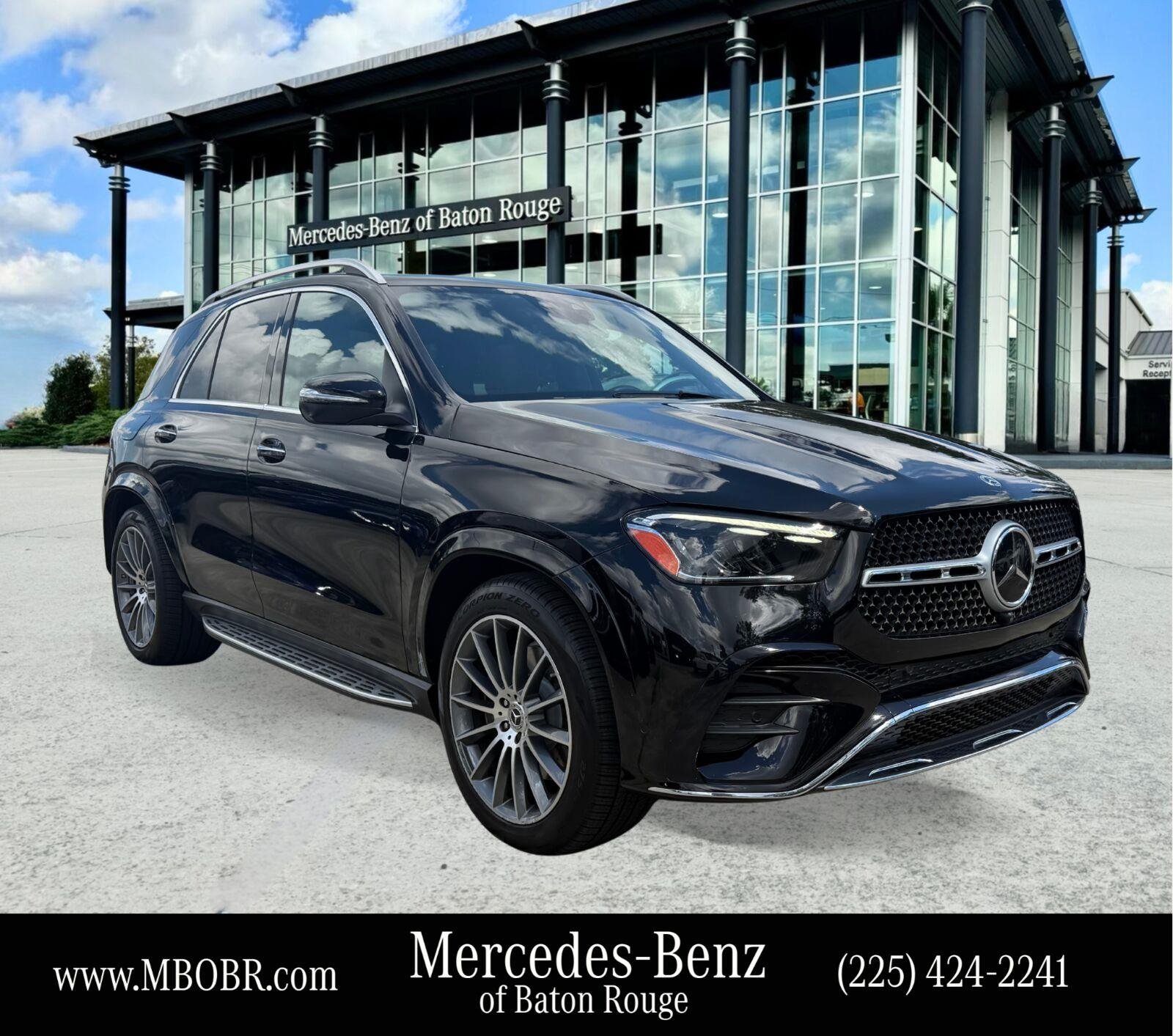 Certified Used 2024 Obsidian Black Metallic Mercedes-Benz GLE 450 image 1