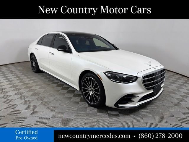 Certified Used 2021 White Mercedes-Benz S 580 image 1