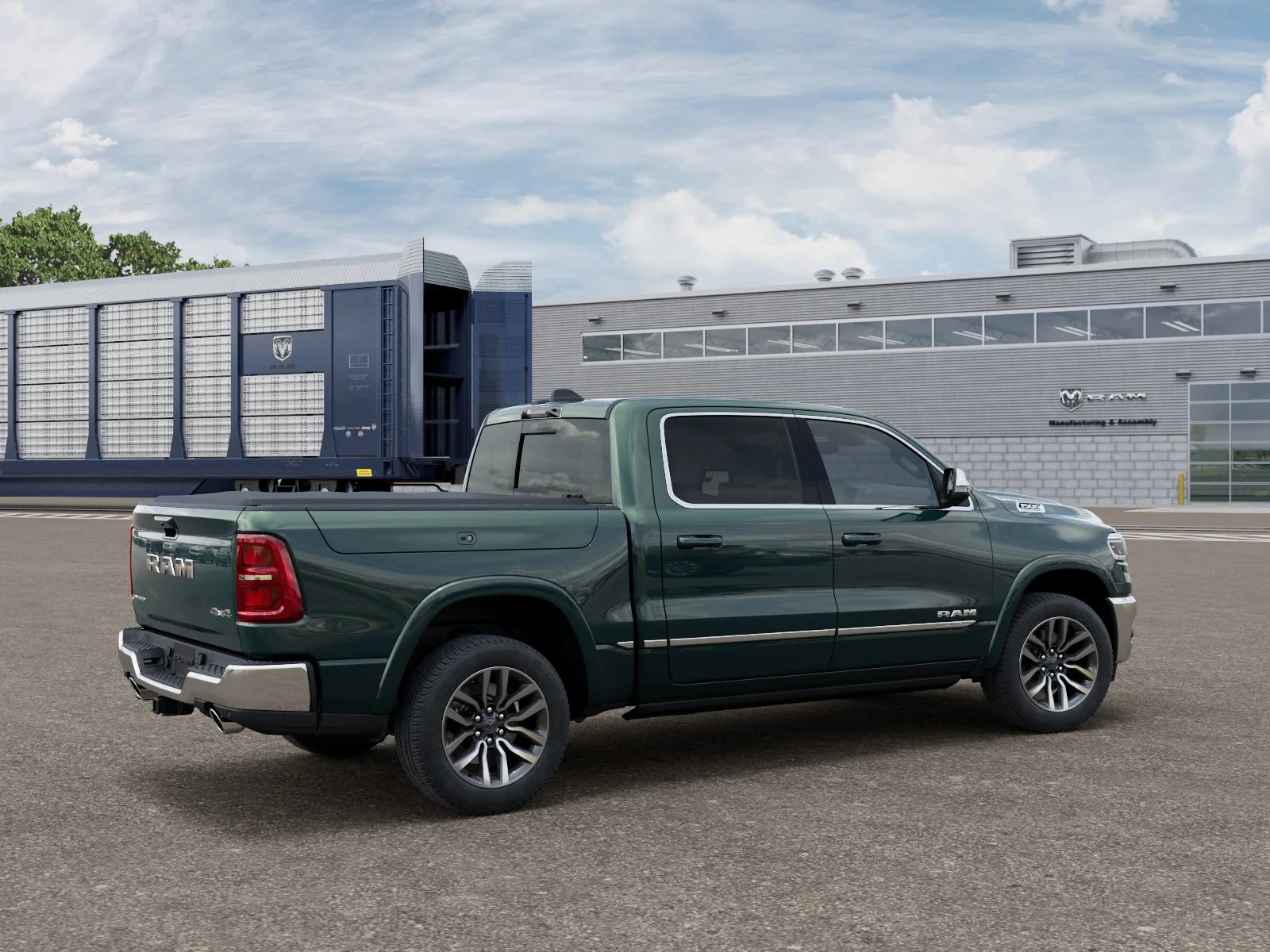 New 2026 Serrano-Green Metallic Exterior Paint RAM Limited image 2