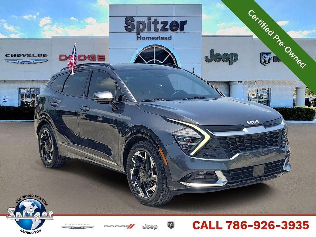 Used 2024 Gray Kia SX-Prestige image 1