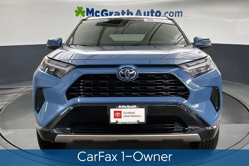 Certified Used 2023 Blue Toyota SE image 6