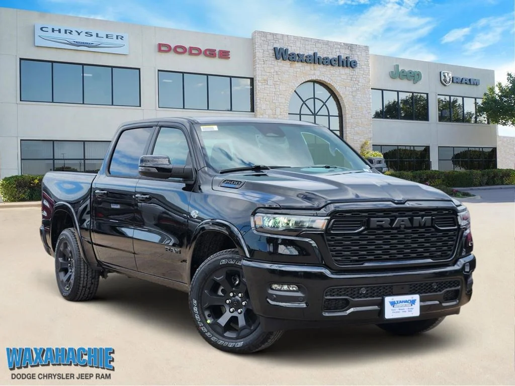 New 2026 Diamond Black Crystal Pearl-Coat Exterior Paint RAM Big Horn/Lone Star image 1