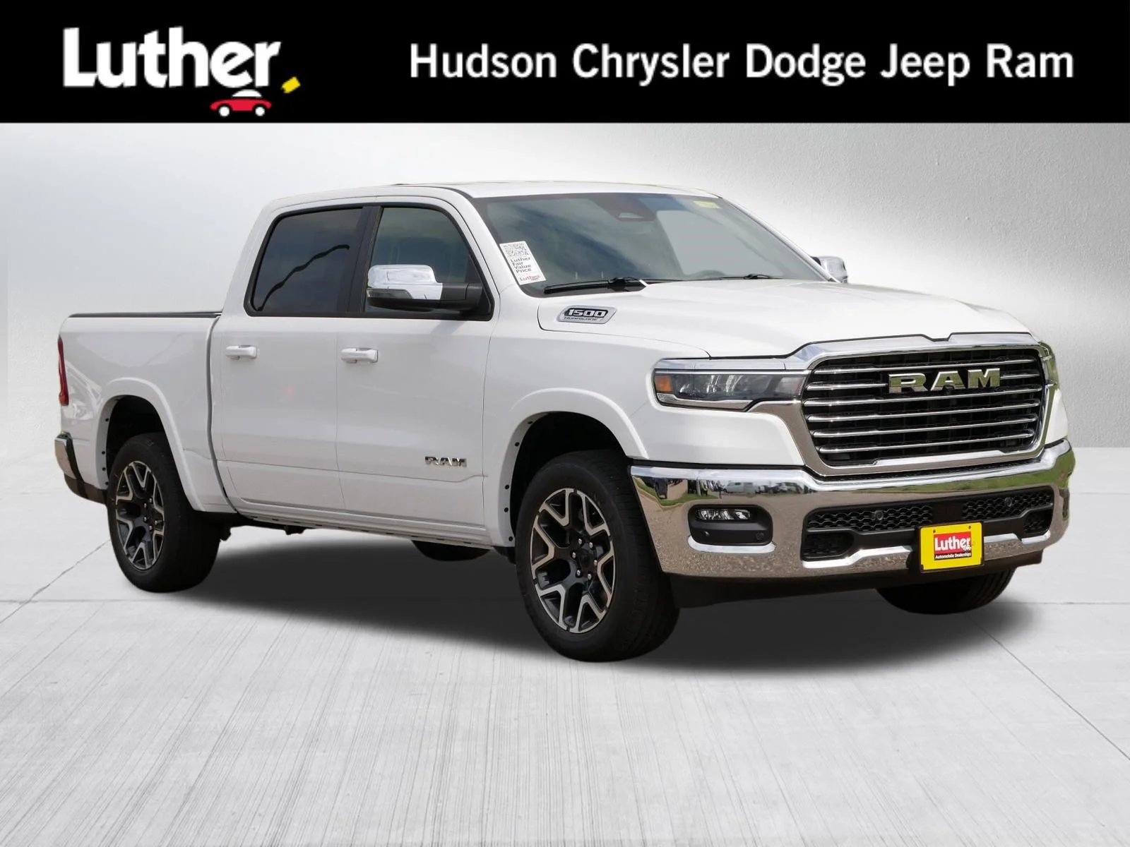 New 2026 Bright White Clear-Coat Exterior Paint RAM Laramie image 1