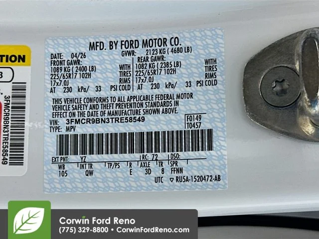 New 2026 Oxford White Ford Big Bend image 32