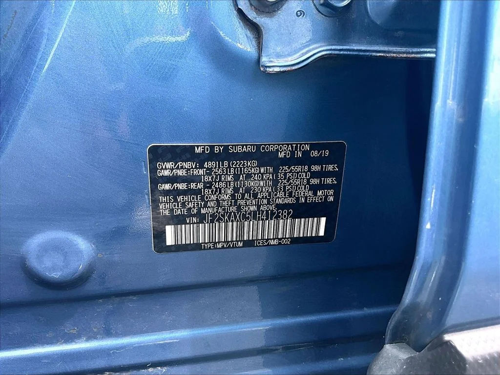 Used 2020 Blue Subaru Touring image 35
