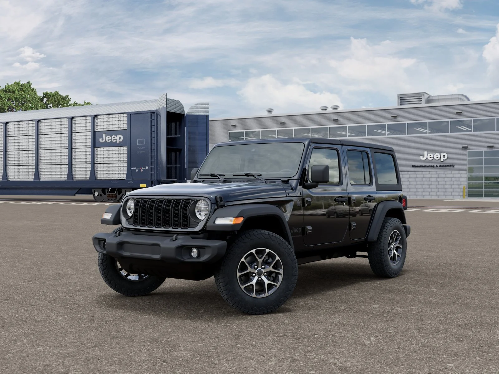 New 2027 Black Clear-Coat Paint Jeep  image 1