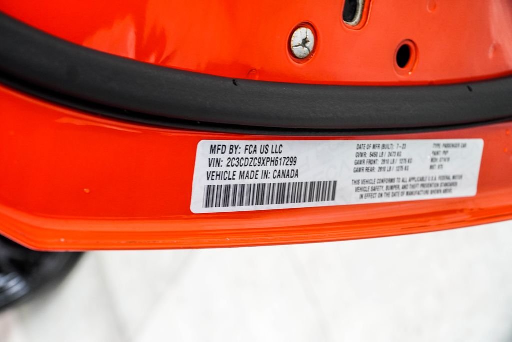 Used 2023 Orange Dodge SRT Hellcat Widebody image 42