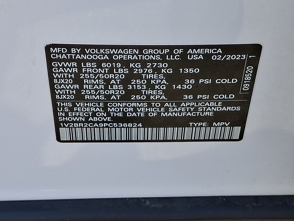 Certified Used 2023 White Volkswagen SEL image 31
