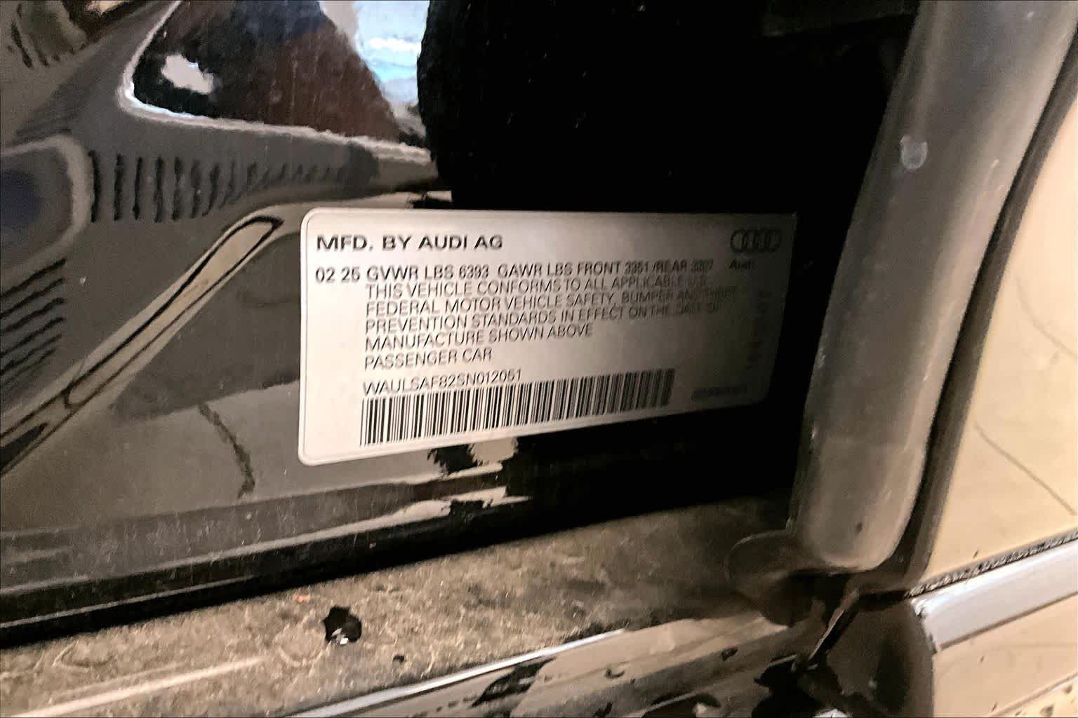 Used 2025 Mythos Black Metallic Audi  image 30