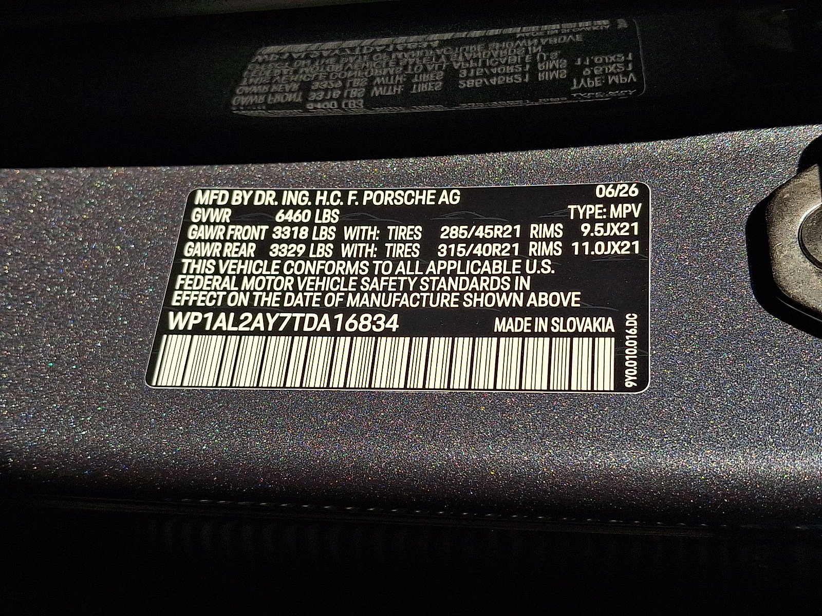 New 2026 Vanadium Grey Metallic Porsche S image 22