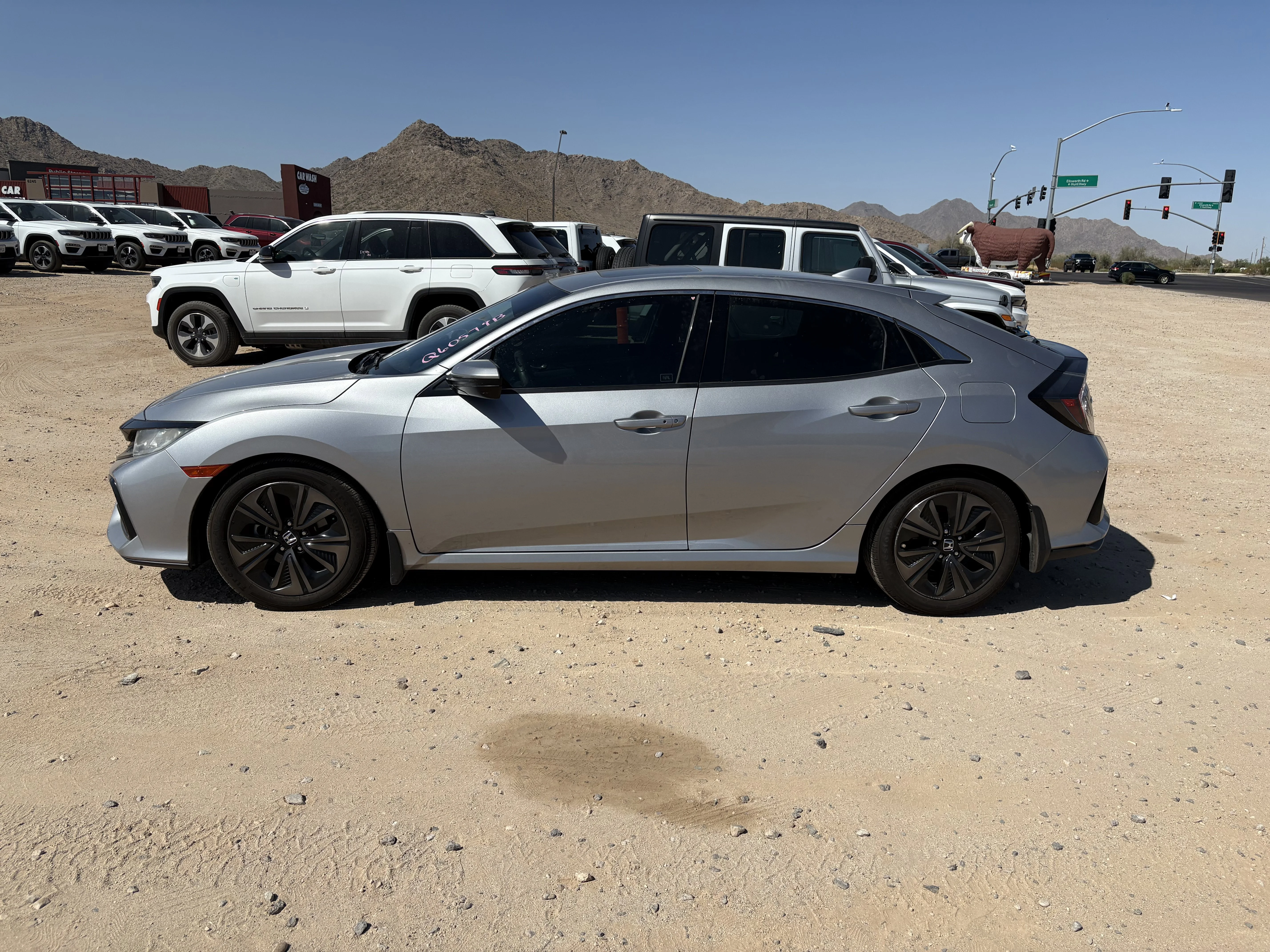Used 2018 Honda Civic Hatchback EX with VIN SHHFK7H55JU231071 for sale in Queen Creek, AZ