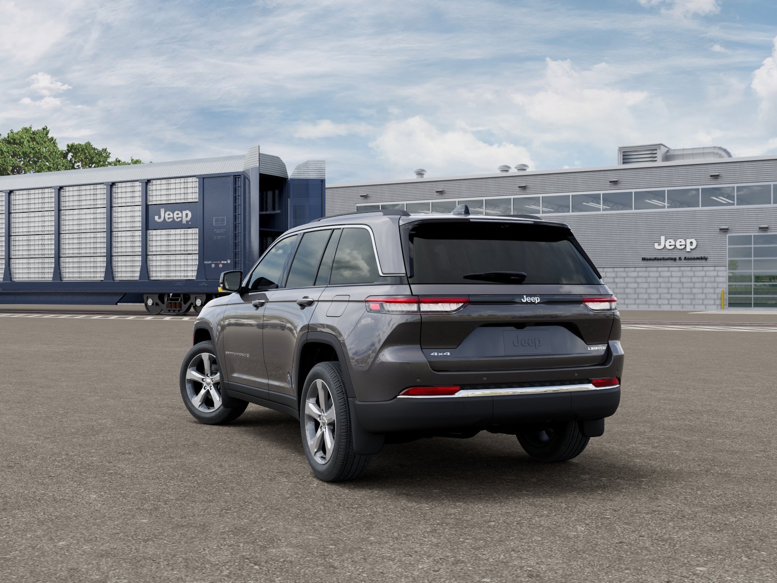 New 2026 Baltic Gray Metallic Clear-Coat Exterior Paint Jeep Limited image 3